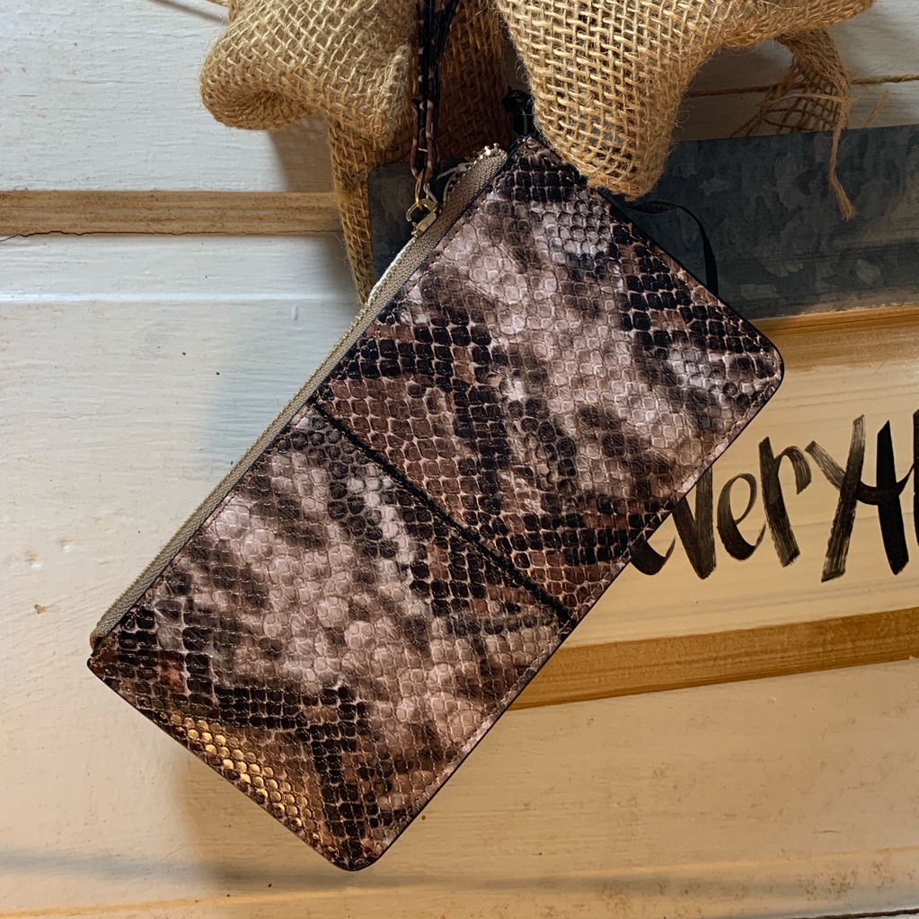 Python Wristlet Wallet